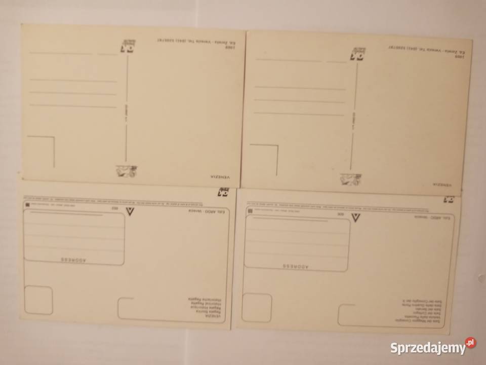 POCZTÓWKI VENEZIA Zestaw 31 Szczecinek