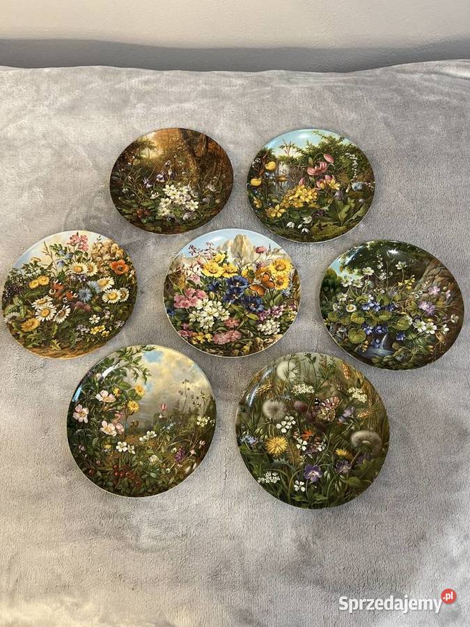 Zestaw 7 talerzy ozdobnych Furstenberg Jasło sprzedam