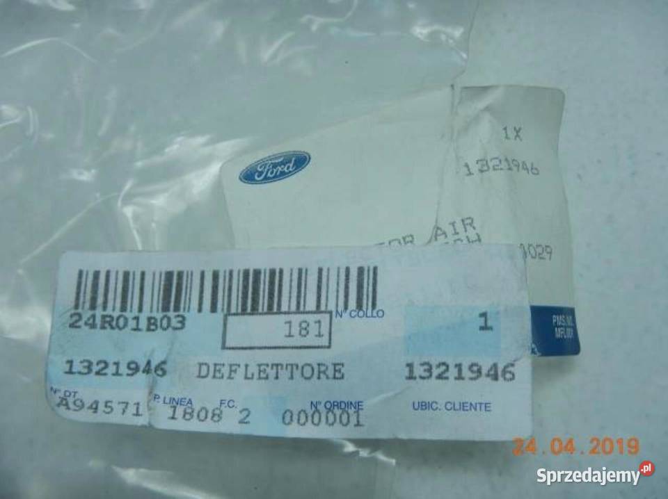 DEFLEKTOR POWIETRZA LEWY FORD FOCUS 0408 osobowe sprzedam