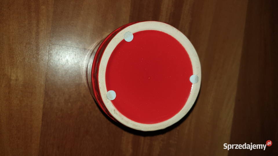 Doniczka czerwona z sercem Walentynki Warszawa