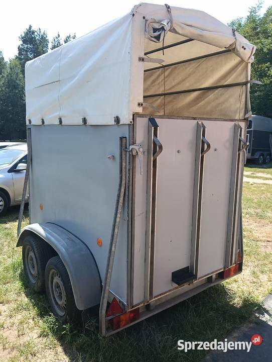 Przyczepa jednokonna 1300 DMC kat B Krzymów