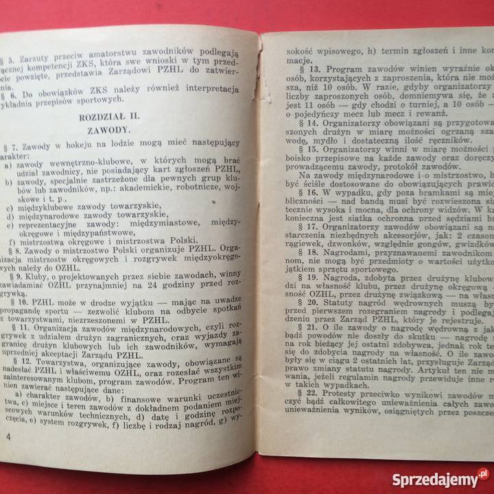 793 Regulamin Sportowy Hokeja na Lodzie zachodniopomorskie Szczecin