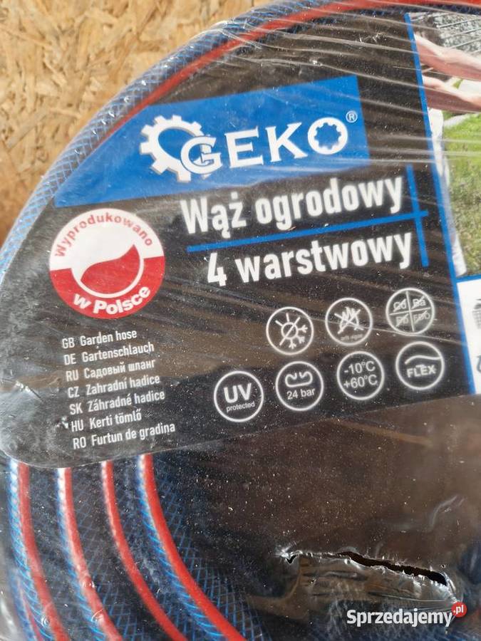 Wąż ogrodowy 4 Warstwowy 1cal 10m GEKO G73780 Węże Głogowa