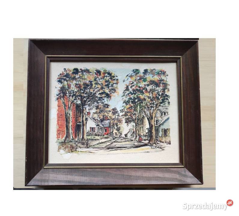 Arthur Kaplan Travis obraz pejzaż ramka ulica