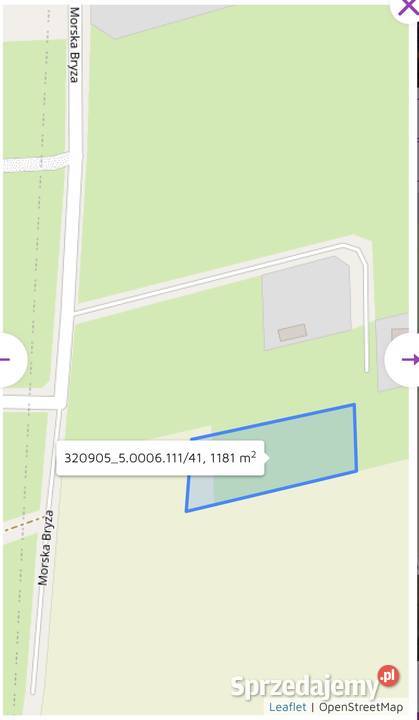 Działka z pozwoleniem na budowę morzem GĄSKI Gąski