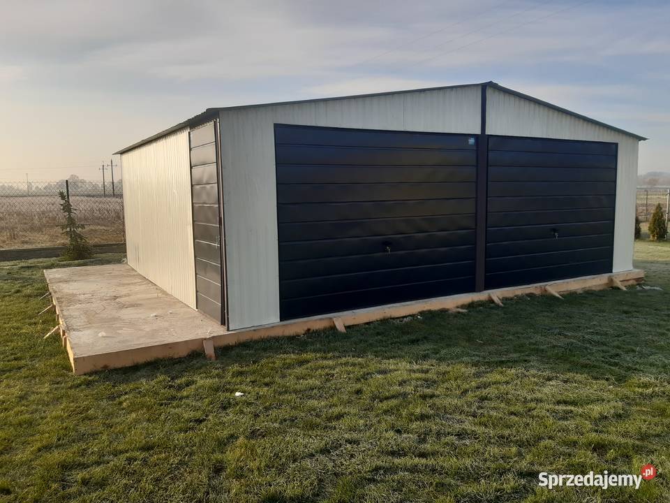Garaż blaszany 7x5 kolor wielkopolskie Września sprzedam