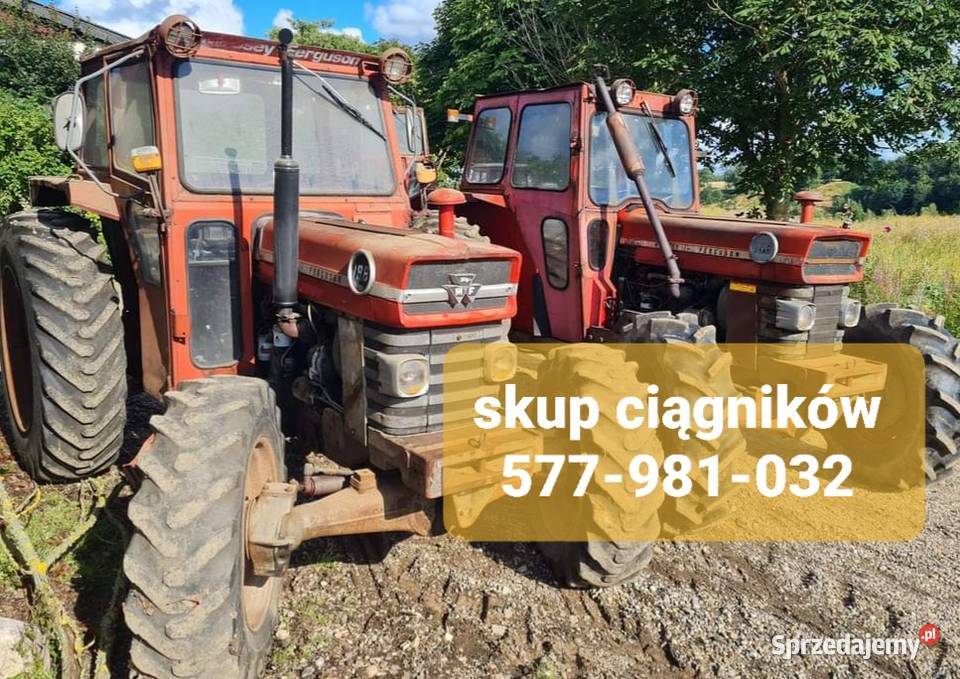 Skup ciągników uszkodzonych starych ursus nimet Myślenice