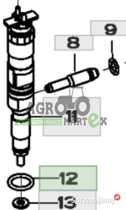 R505452 JXR505452 ORING WTRYSKIWACZA JD Wichrów sprzedam