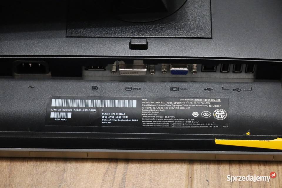 monitor Dell P2214H Kuczów