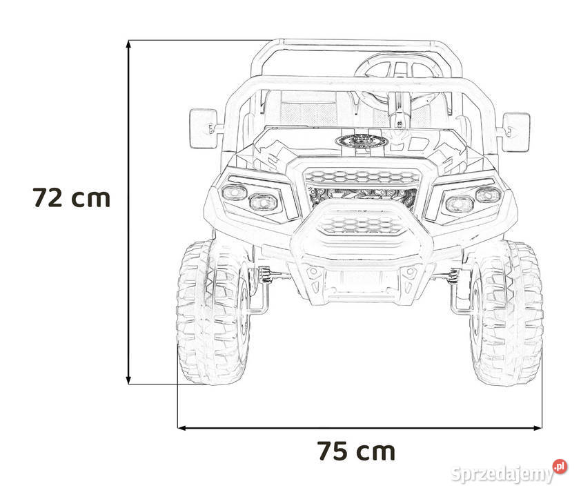 BAWIBUS Auto samochód na akumulator BUGGY Myszków