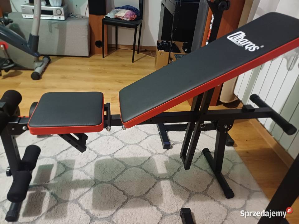 Ławka ławeczka do cwiczeń hantle gryf Orońsko