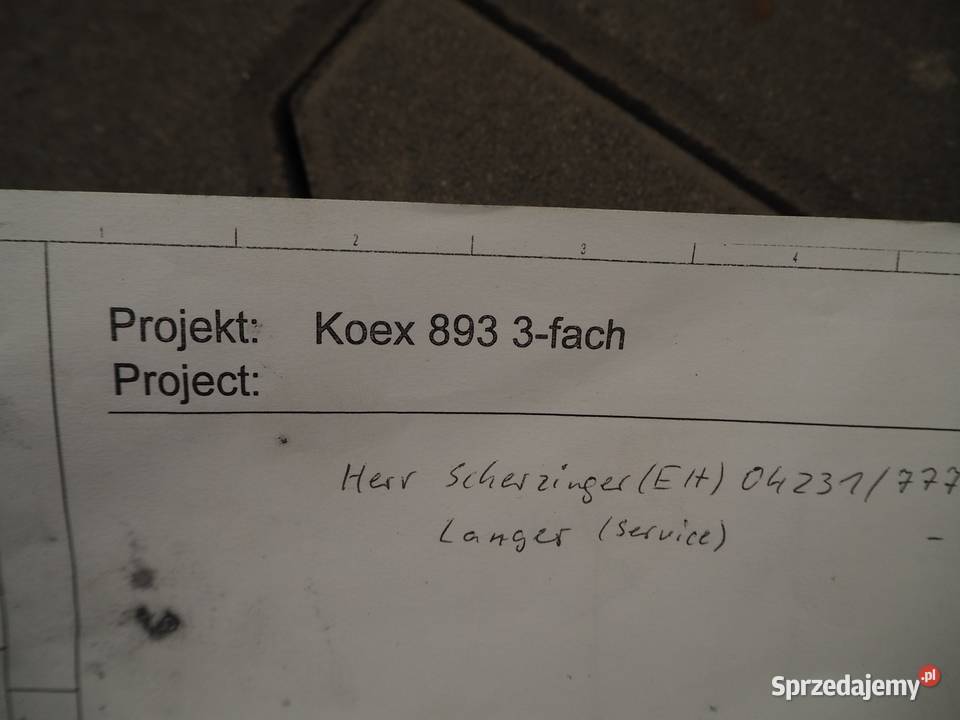 Porcjomat 3 rzędowy Vemag Waterwheel Koex 893 wielkopolskie Krotoszyn sprzedam
