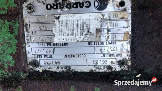 Obudowa mostu carraro 2621 carraro 18536 R wielkopolskie Jastrzębniki