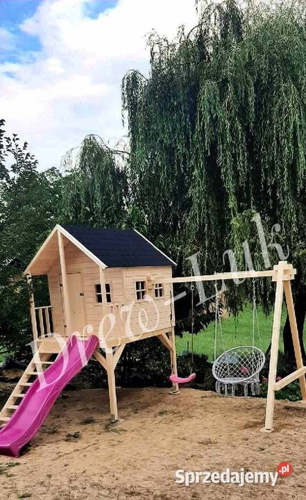 Domek dzieci drewniany