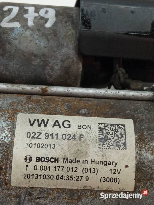 ROZRUSZNIK 02Z911024F 14 TSI Skoda Octavia III osobowe sprzedam