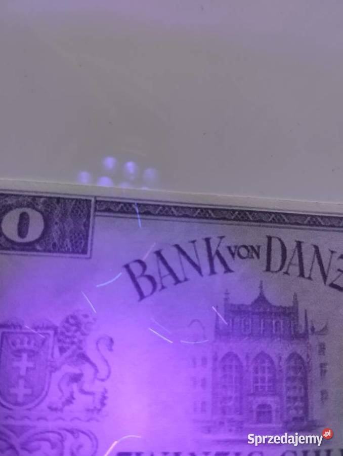 WOLNE MIASTO GDAŃSK 20 gulden 1938 UNC seria sprzedam