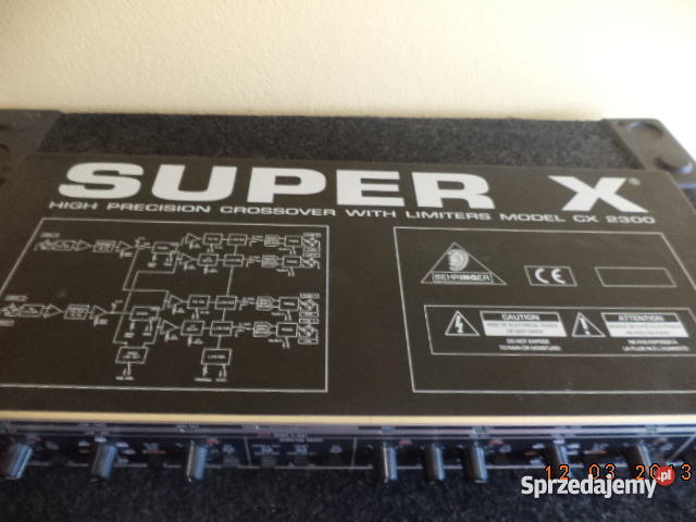 behringer super x cx2300 crossover