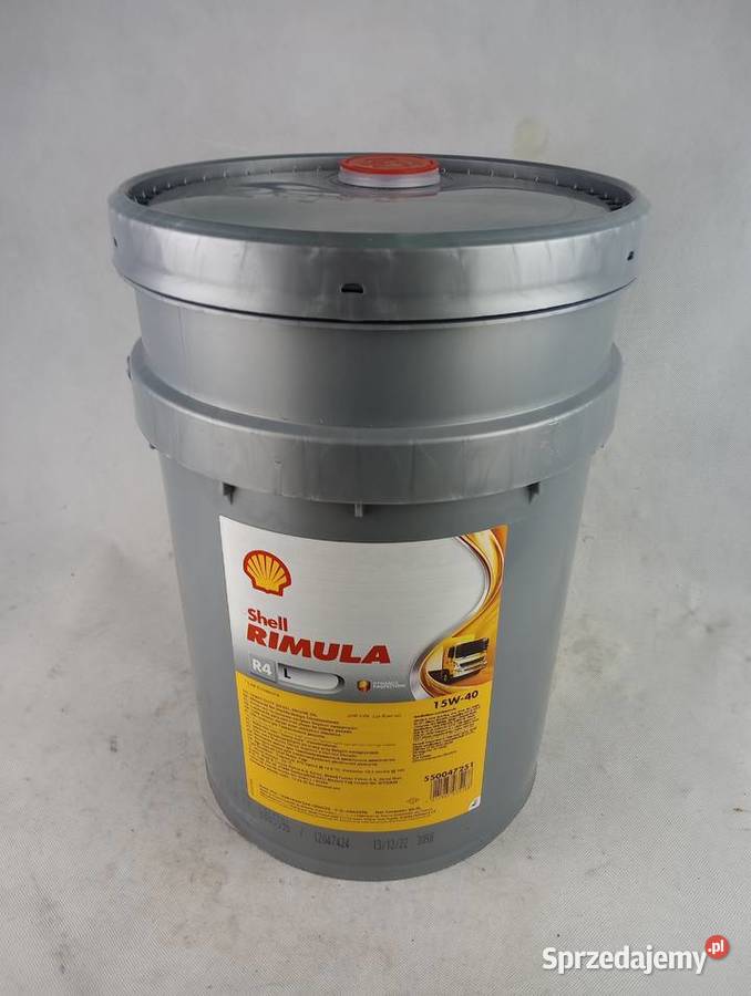 Shell Rimula R4L 15W40 20L Silnikowy nieuszkodzony
