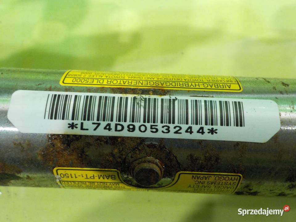 TOYOTA IQ 10 VVTI 09r HB 3D kurtyna powietrzna Suków