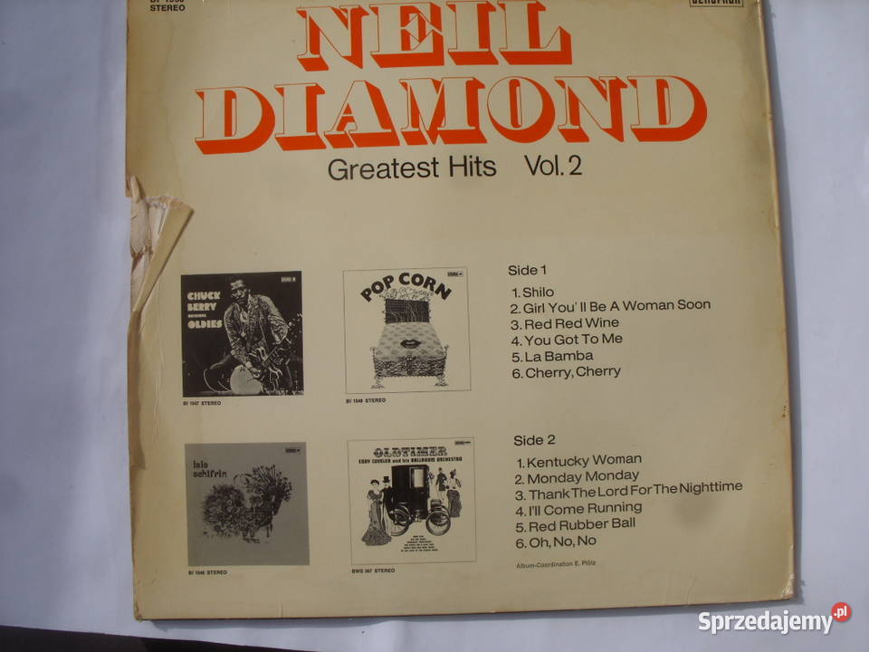 Rock kasNEIL DIAMONDGREATEST HITS VOL2