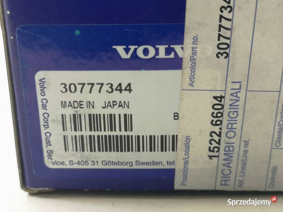 CZUJNIK TEMPERATURY SPALIN VOLVO V70 V60 V50 16D