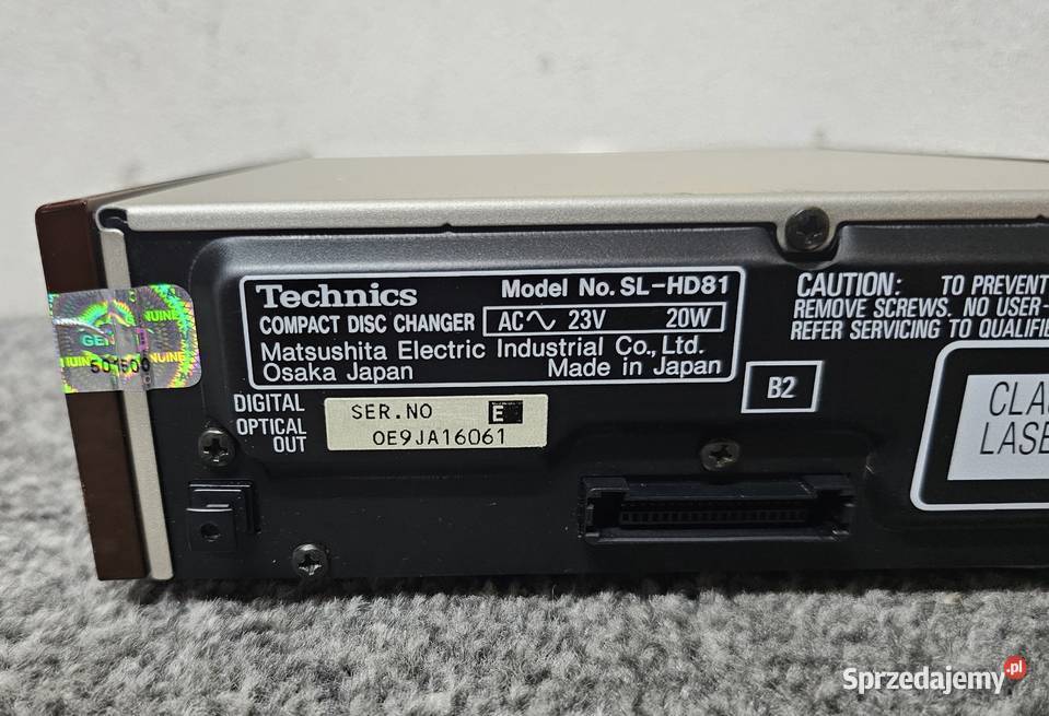Technics Compact Disc Player SLHD81 SPRAWNA Kraków