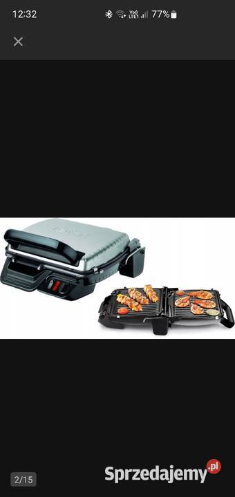 Składany grill elektryczny Tefal GC 3050 czarny Lubin