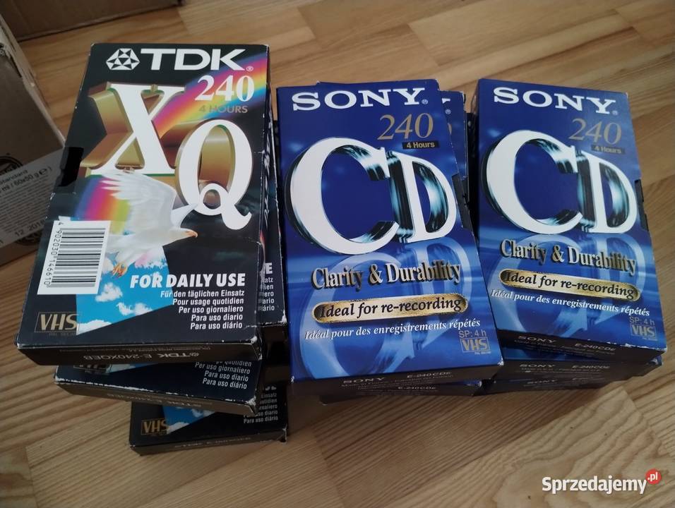 Kasety magnetowidowe VHS nagrane pakiet 149 Płyty i kasety Warszawa