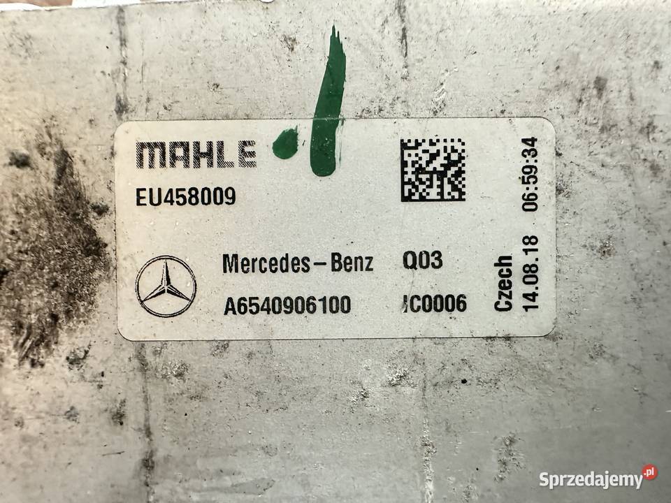MERCEDES W205 W213 W253 CHŁODNICA INTERCOOLER osobowe Międzychód