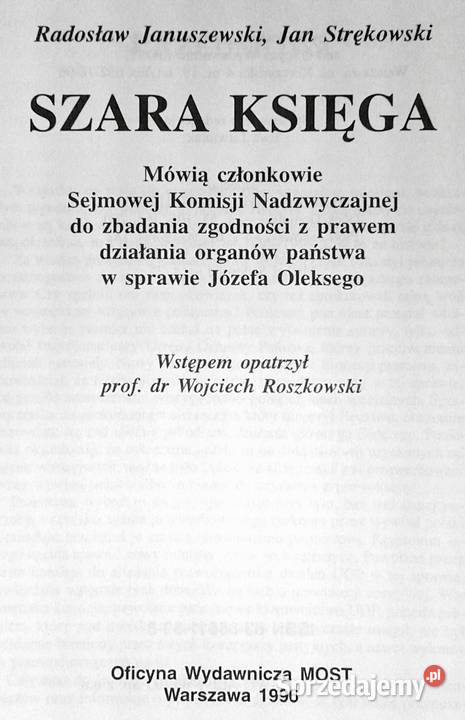 Szara księga Radosław Januszewski Jan Strękowski lubelskie