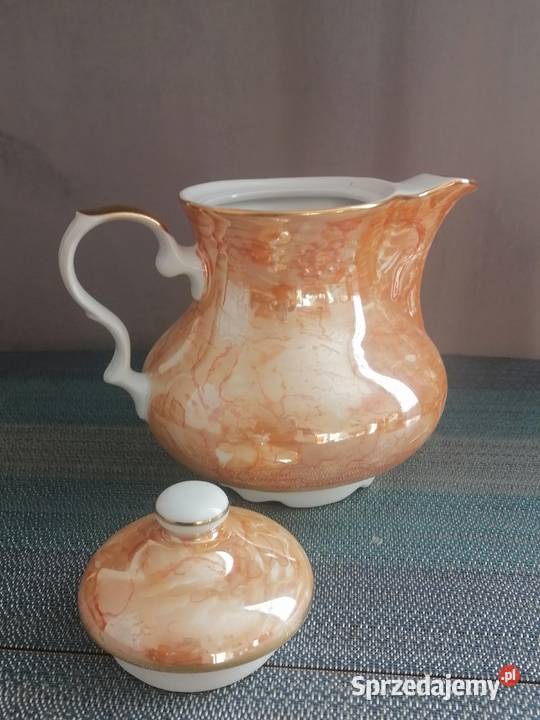 Dzbanek porcelanowy Karolina PRL dolnośląskie Wałbrzych