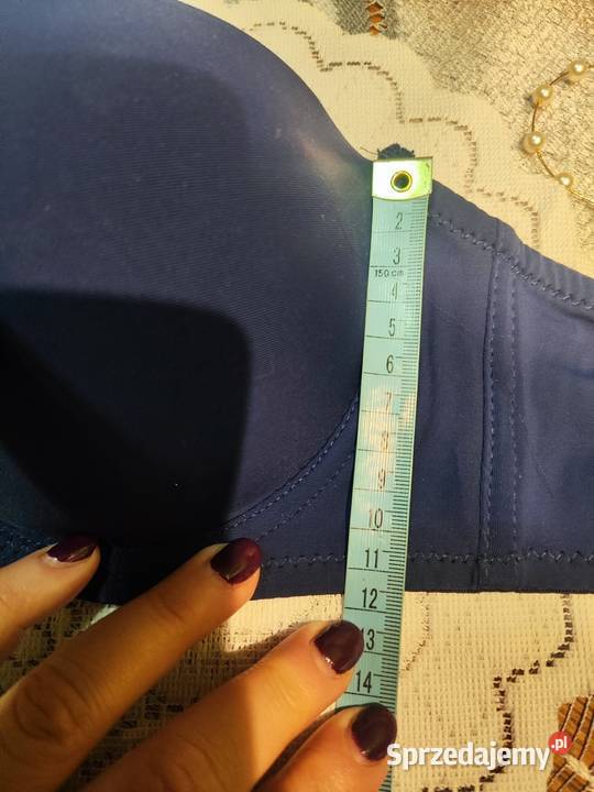 Biustonosz TEYI granatowy PUSH UP 85B sprzedam