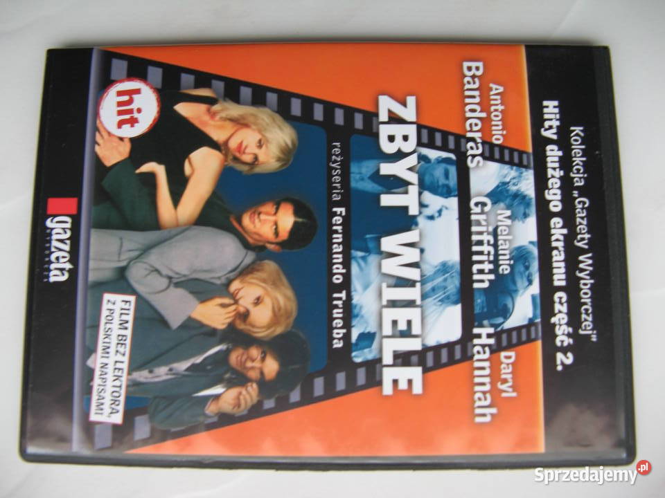 DVD Zbyt wiele Antonio Banderas Melanie Griffith Poznań