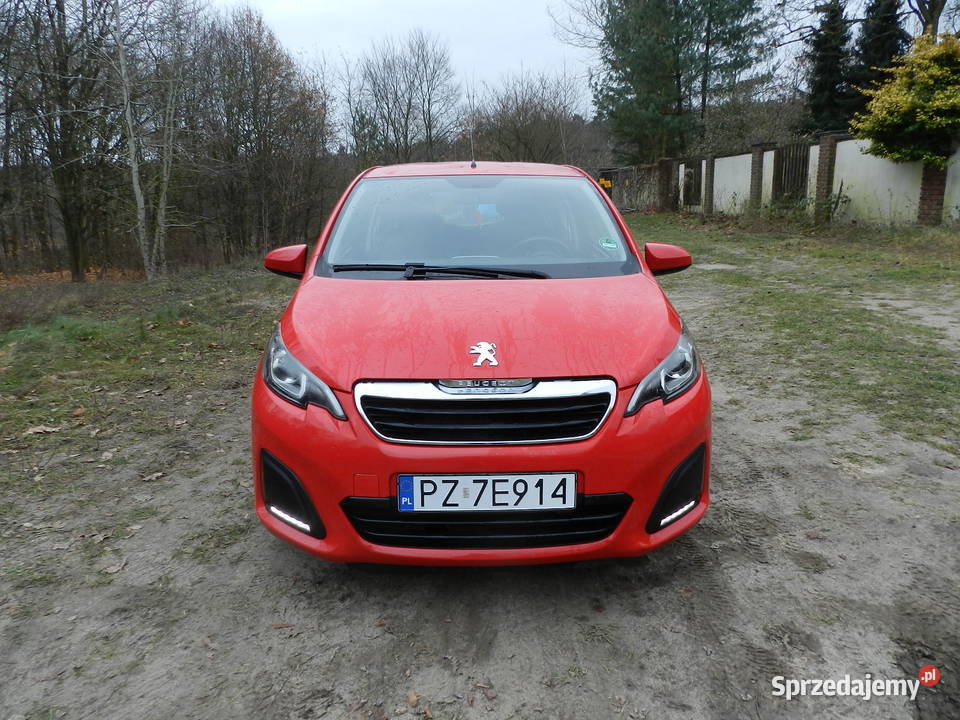 Peugeot 108 małe tanie serwisowane niezawodne ABS Puszczykowo