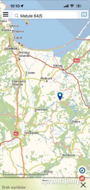 Działka asfalcieMożliwość zabudowy Matule