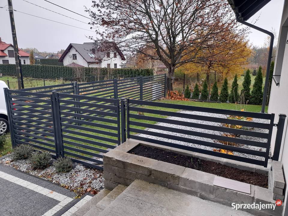Przęsło ogrodzeniowe ogrodzenie palisadowe metal Przęsła Tychy