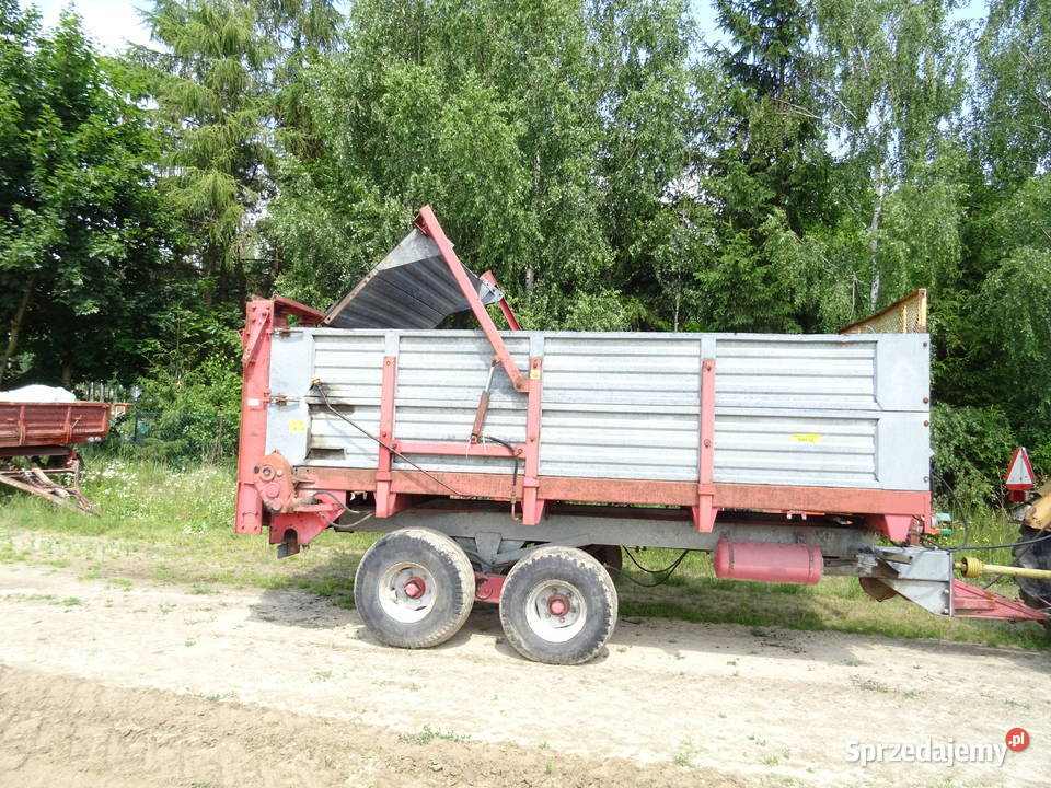 Rozrzutnik Obornika Cynkomet 8 Ton Tandem nieuszkodzony Kurów