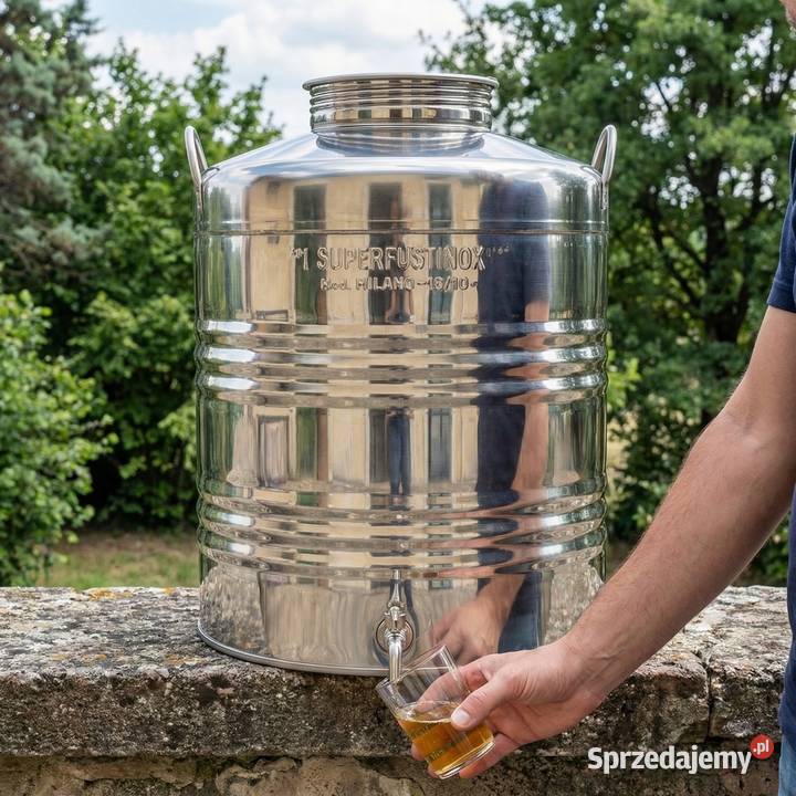 Bańka ze stali nierdzewnej beczka inox zbiornik