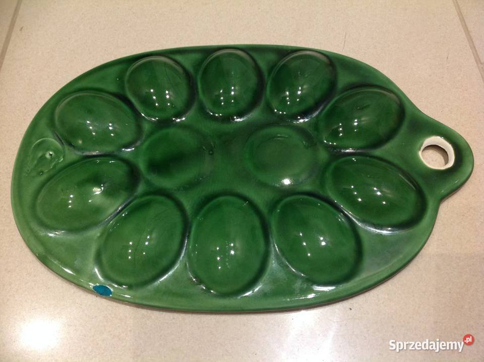 Patera Ceramiczna na Jajka Zielona Nowa Sól