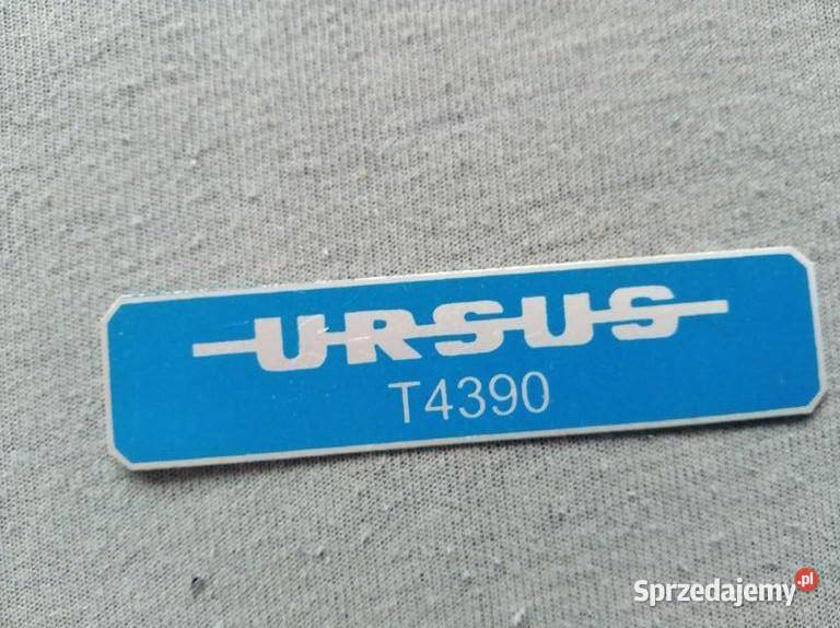 Ursus silnik T4390 oryginalna tabliczka silnika Lublin sprzedam