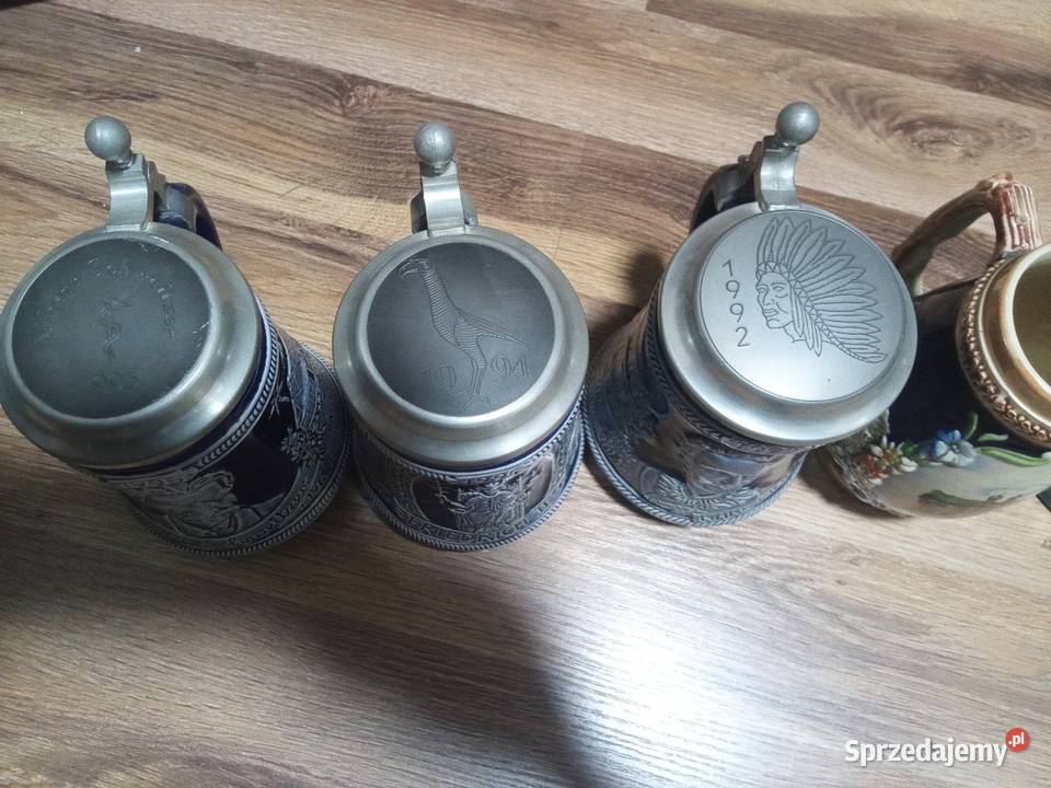 6 Pięknych kufli kolekcjonerskich wielkopolskie Promnice sprzedam
