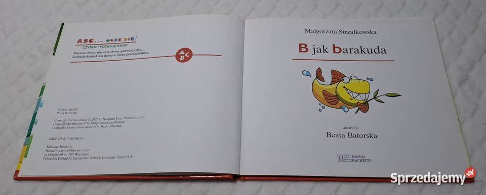 ABC Uczę się B barakuda Strzałkowska Hachette ISBN 9788374489010 Czeladź