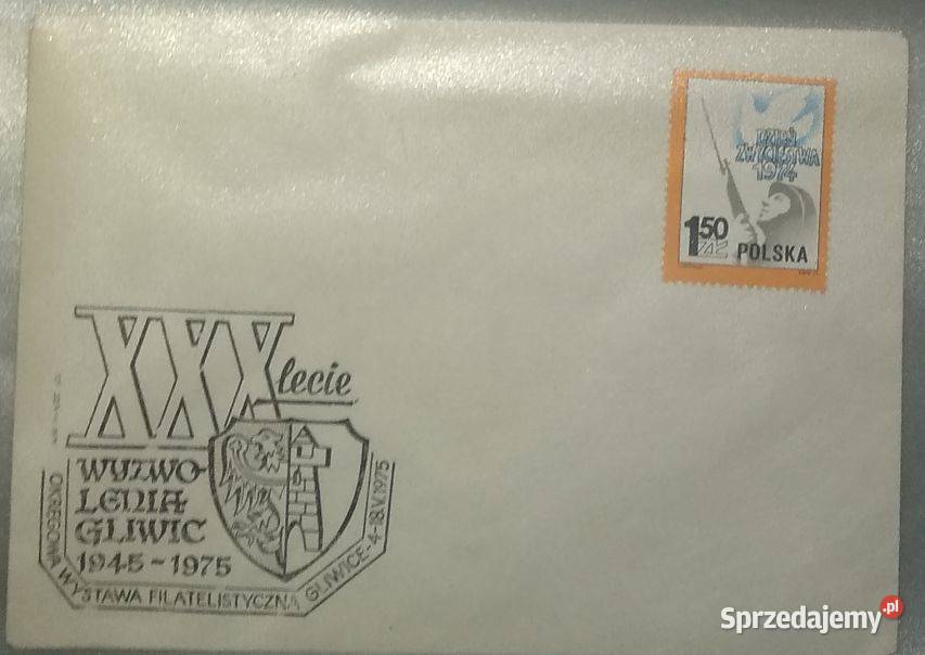 KopOkol XXX lecie wyzwol Gliwic 1975 Filatelistyka Gliwice