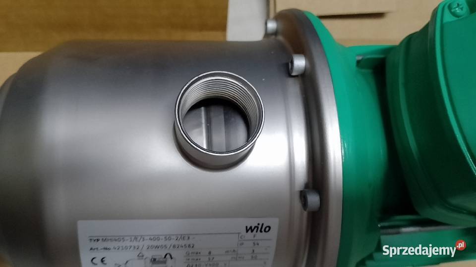 Pompa Wilo MHI 4051E3400502 Płachty sprzedam