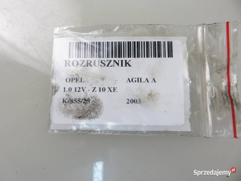ROZRUSZNIK OPEL AGILA A 10 12V Z 10 XE
