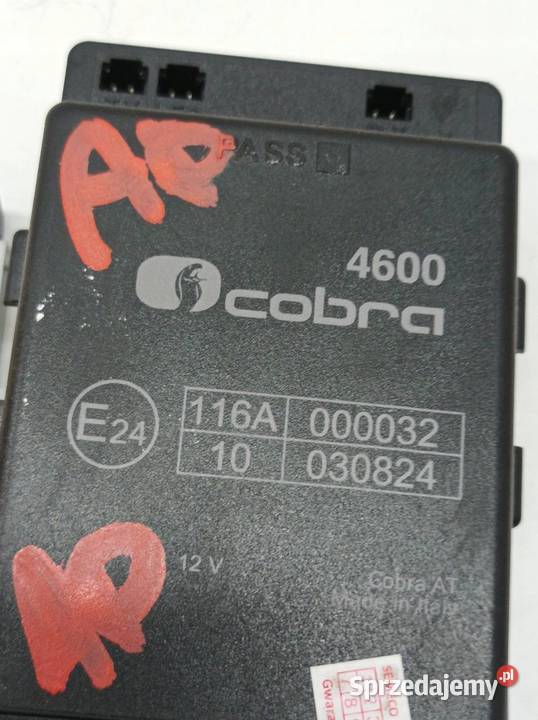 MODUŁ CENTRALKA ALARMU COBRA 4600 116RI004000 osobowe