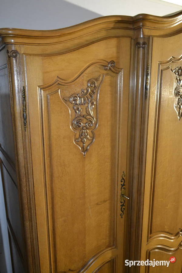 szafa ludwikowska 4 drzwiowa dąb Meble Będzin