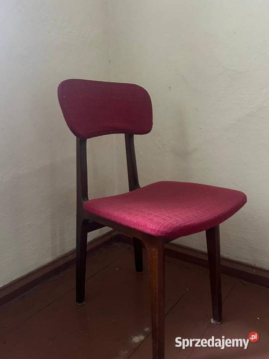 Zestaw sześciu krzeseł PRL