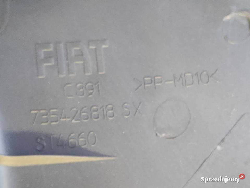 Listwa Osłona Progu Lewa Wewnętrzna Fiat 500