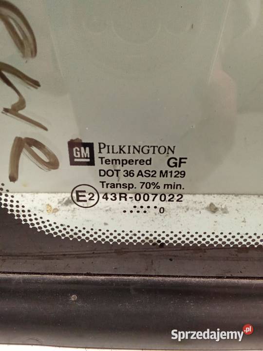 Szyba Karoseryjna Lewa Tylna Opel Zafira 98 osobowe